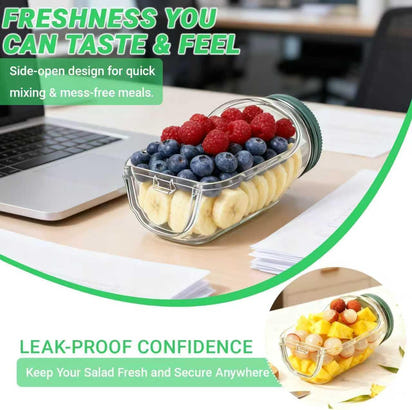 Lunchly™ Meal Prep Salad Jar