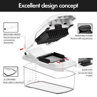 SlicePro™ Premium Vegetable Chopper & Dicer with Multi-Blade System