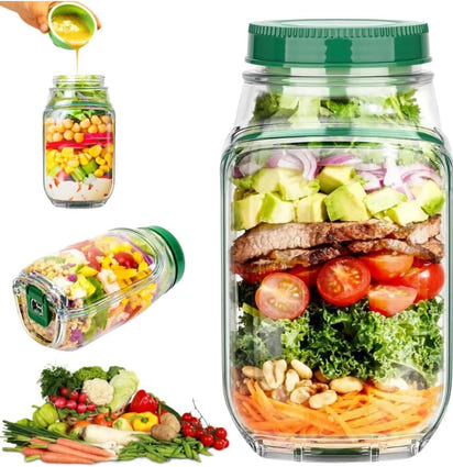 Lunchly™ Meal Prep Salad Jar