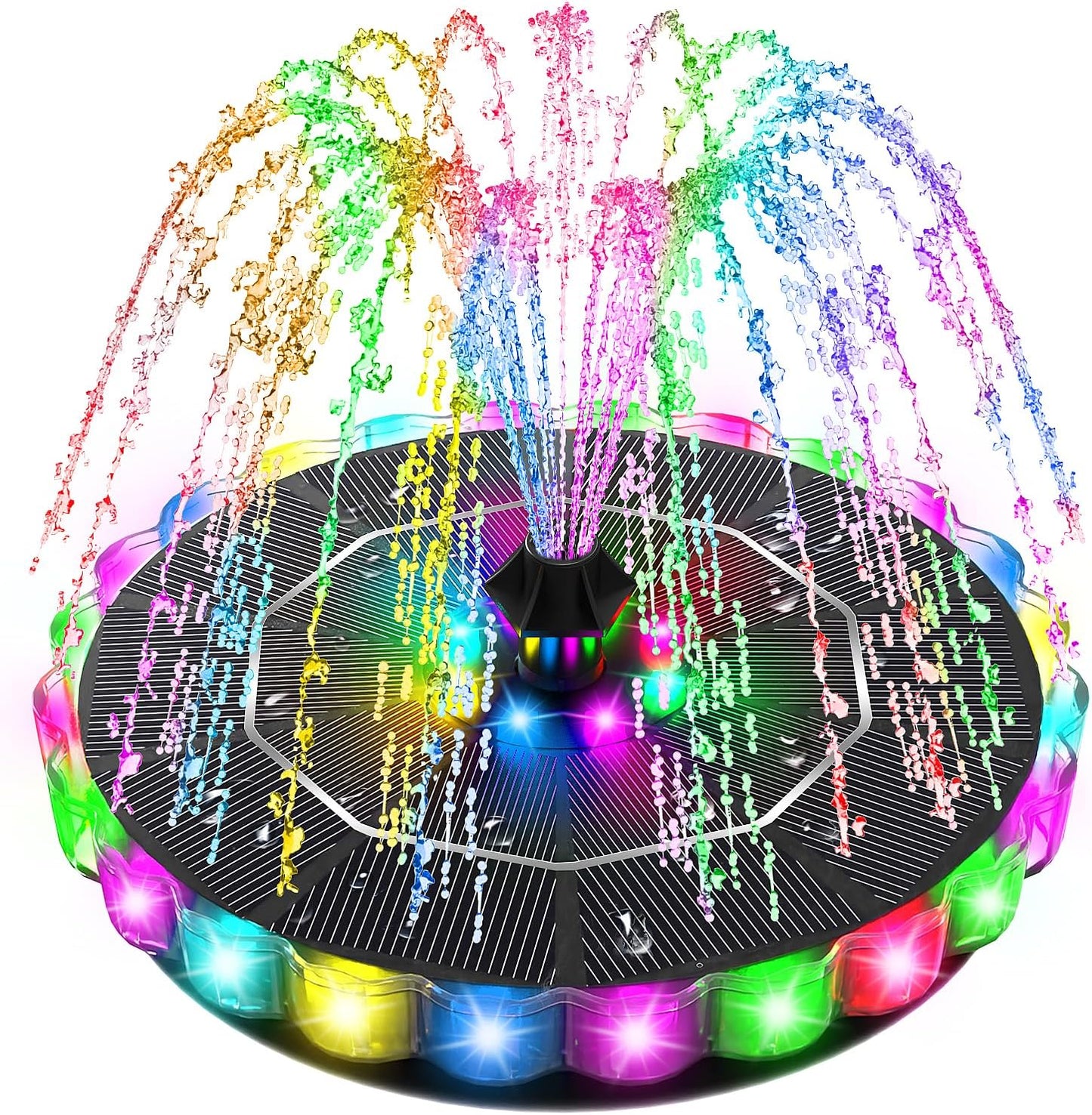 Solar Fountain for Bird Bath