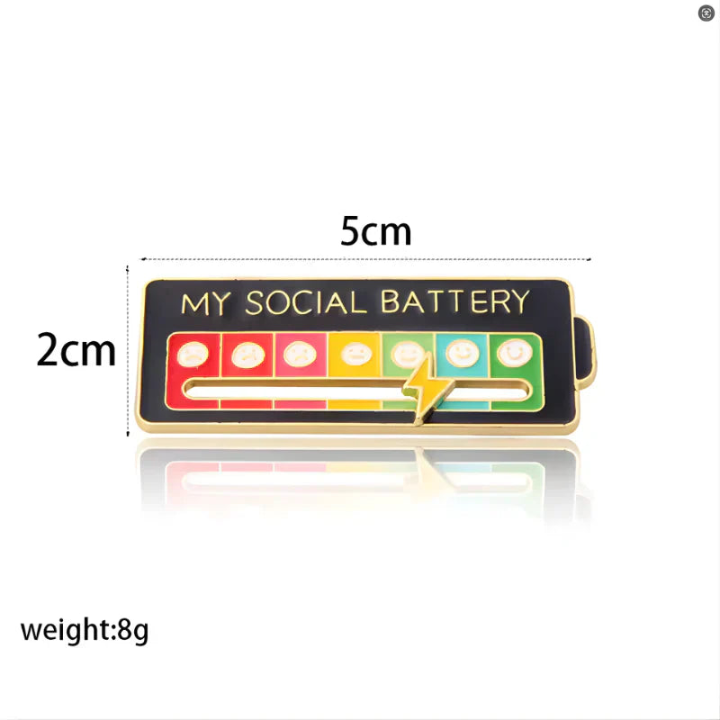 VibeMeter™ Social Battery Pin