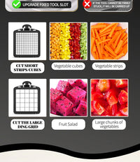 SlicePro™ Premium Vegetable Chopper & Dicer with Multi-Blade System