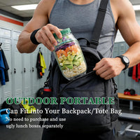 Lunchly™ Meal Prep Salad Jar