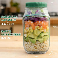 Lunchly™ Meal Prep Salad Jar