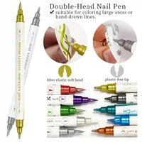 12 Colors 3D Nail Art Pens