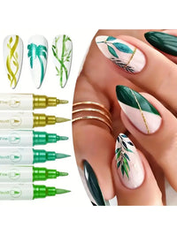 12 Colors 3D Nail Art Pens
