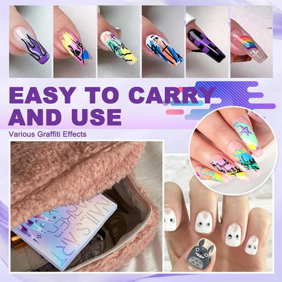 12 Colors 3D Nail Art Pens