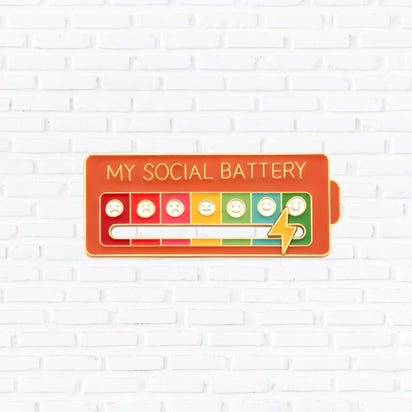 VibeMeter™ Social Battery Pin