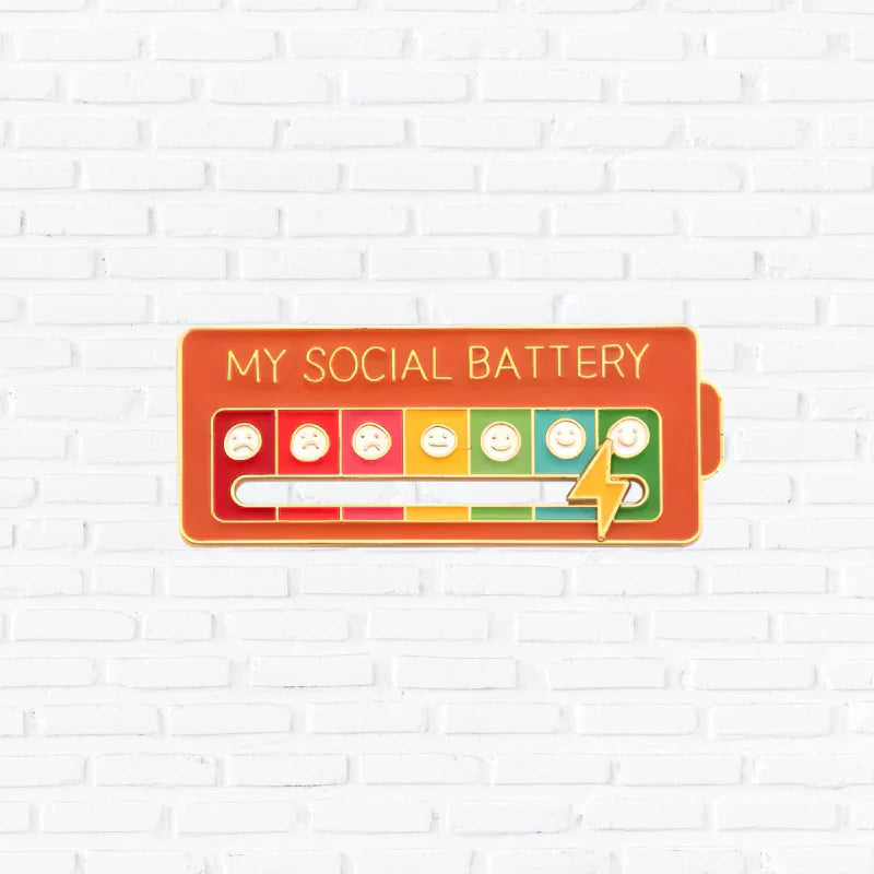 VibeMeter™ Social Battery Pin