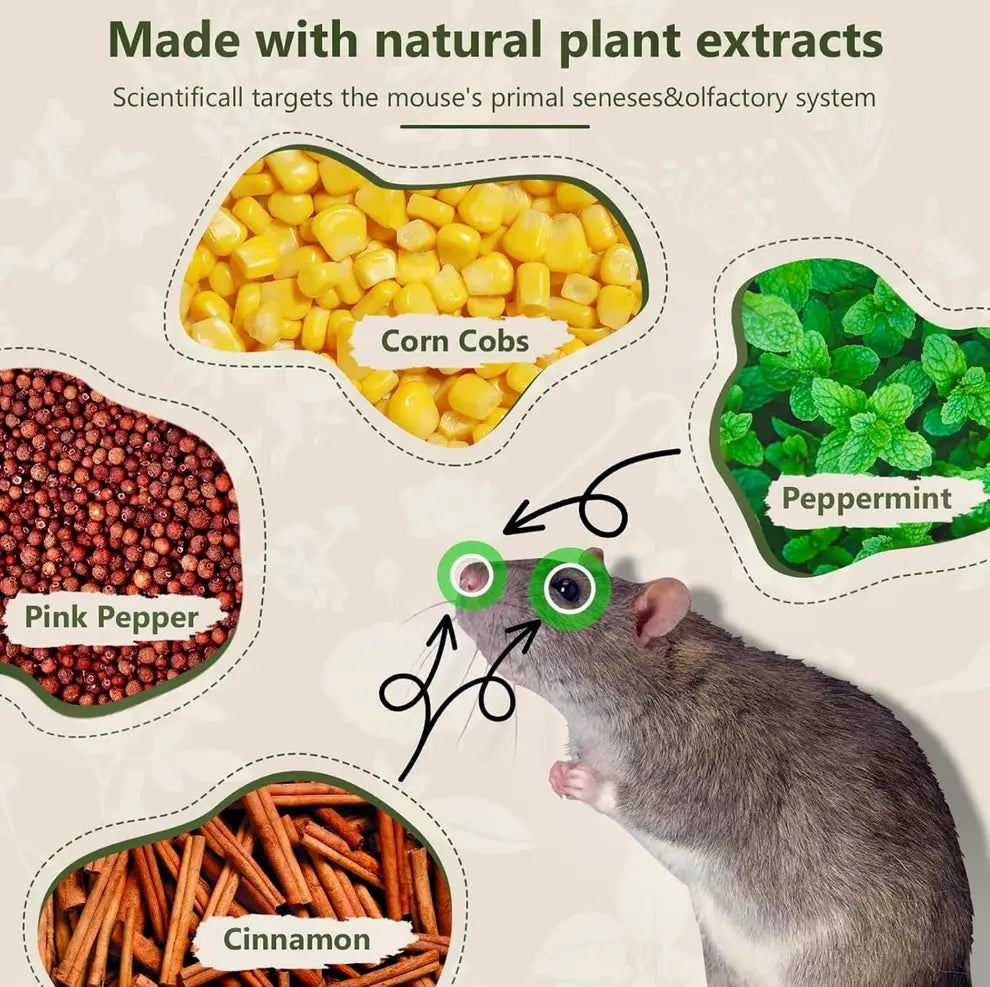OmegaMint™ Natural Rodent Repellent Pods (12-Pack)