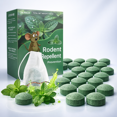 OmegaMint™ Natural Rodent Repellent Pods (12-Pack)