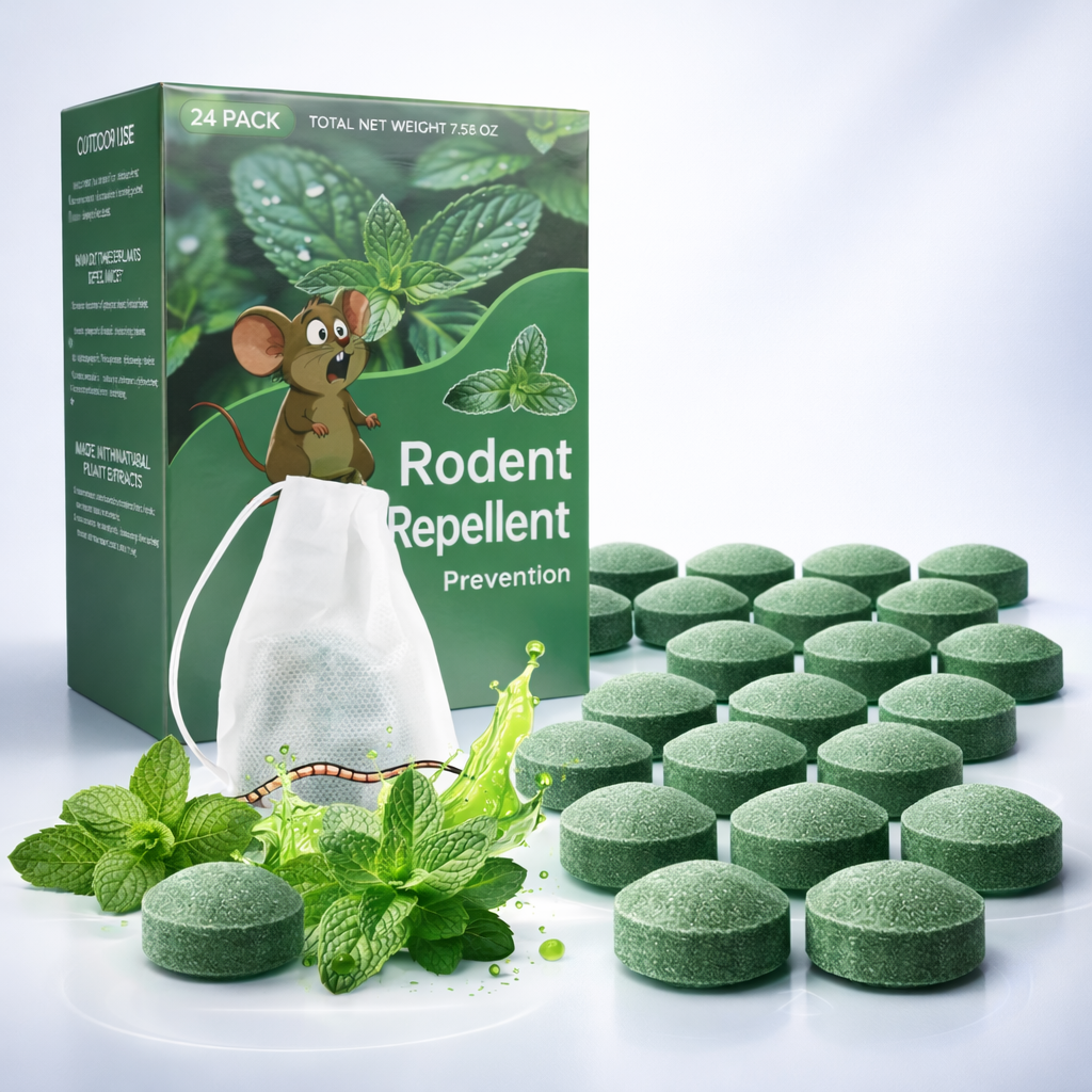 OmegaMint™ Natural Rodent Repellent Pods (12-Pack)