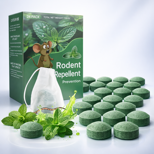 OmegaMint™ Natural Rodent Repellent Pods (12-Pack)