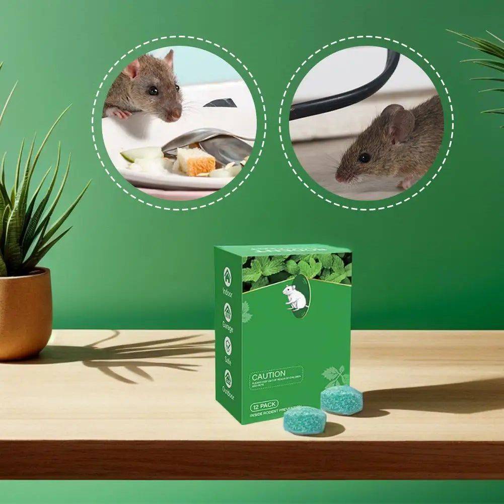 OmegaMint™ Natural Rodent Repellent Pods (12-Pack)