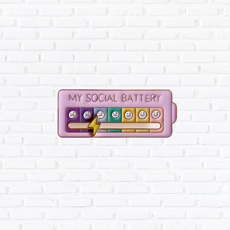VibeMeter™ Social Battery Pin