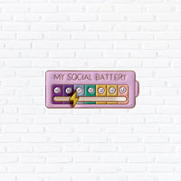 VibeMeter™ Social Battery Pin