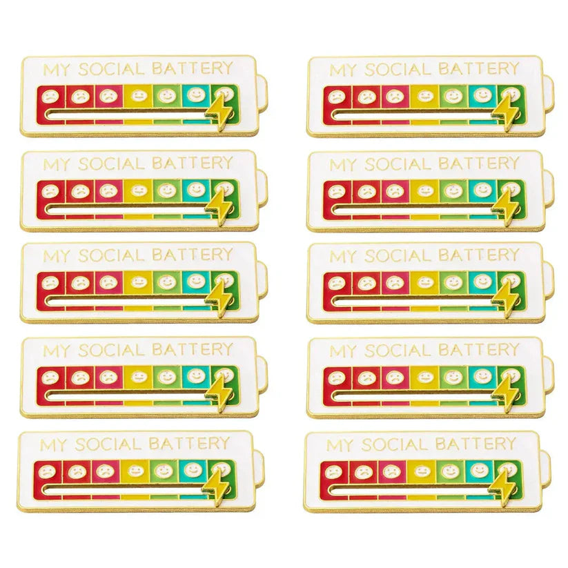 VibeMeter™ Social Battery Pin