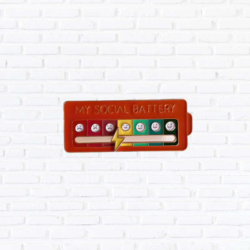 VibeMeter™ Social Battery Pin